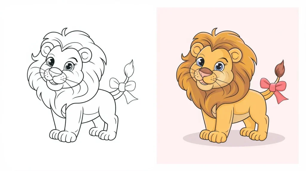 Lion Drawing