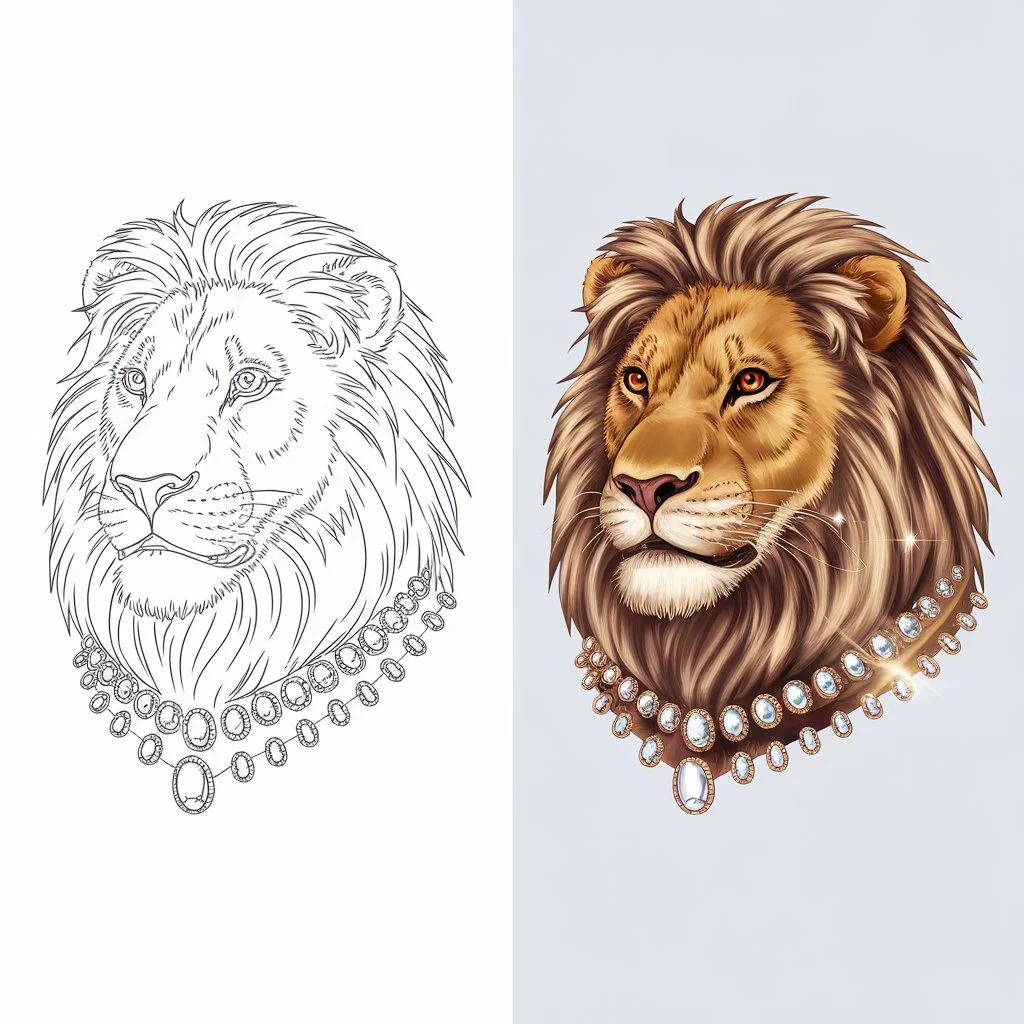 Lion Drawing