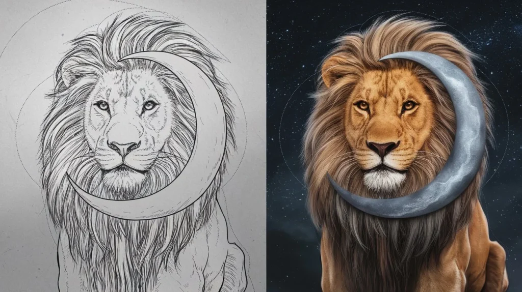 Lion Drawing