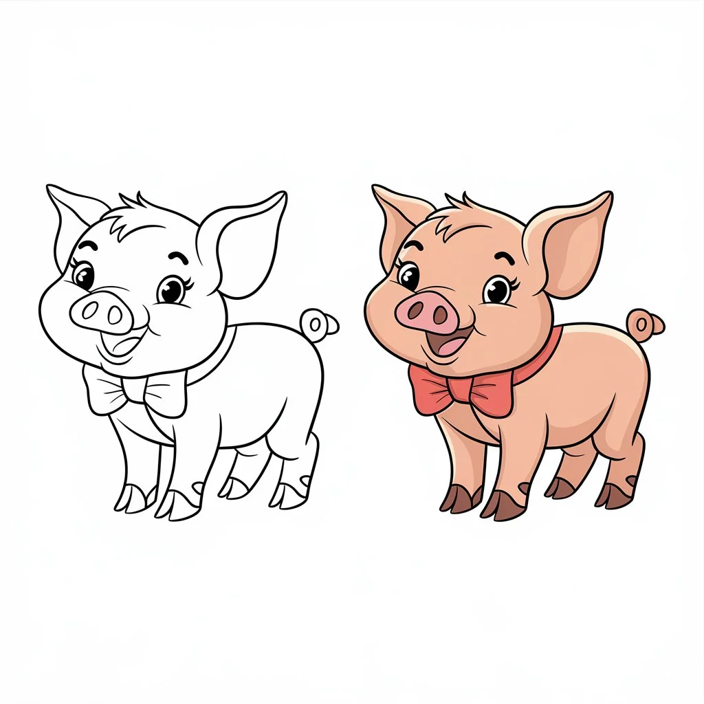 Pig Drawing