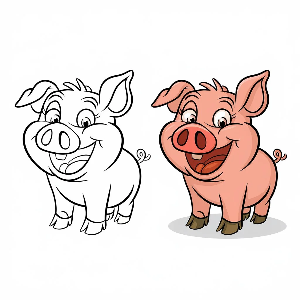 Pig Drawing