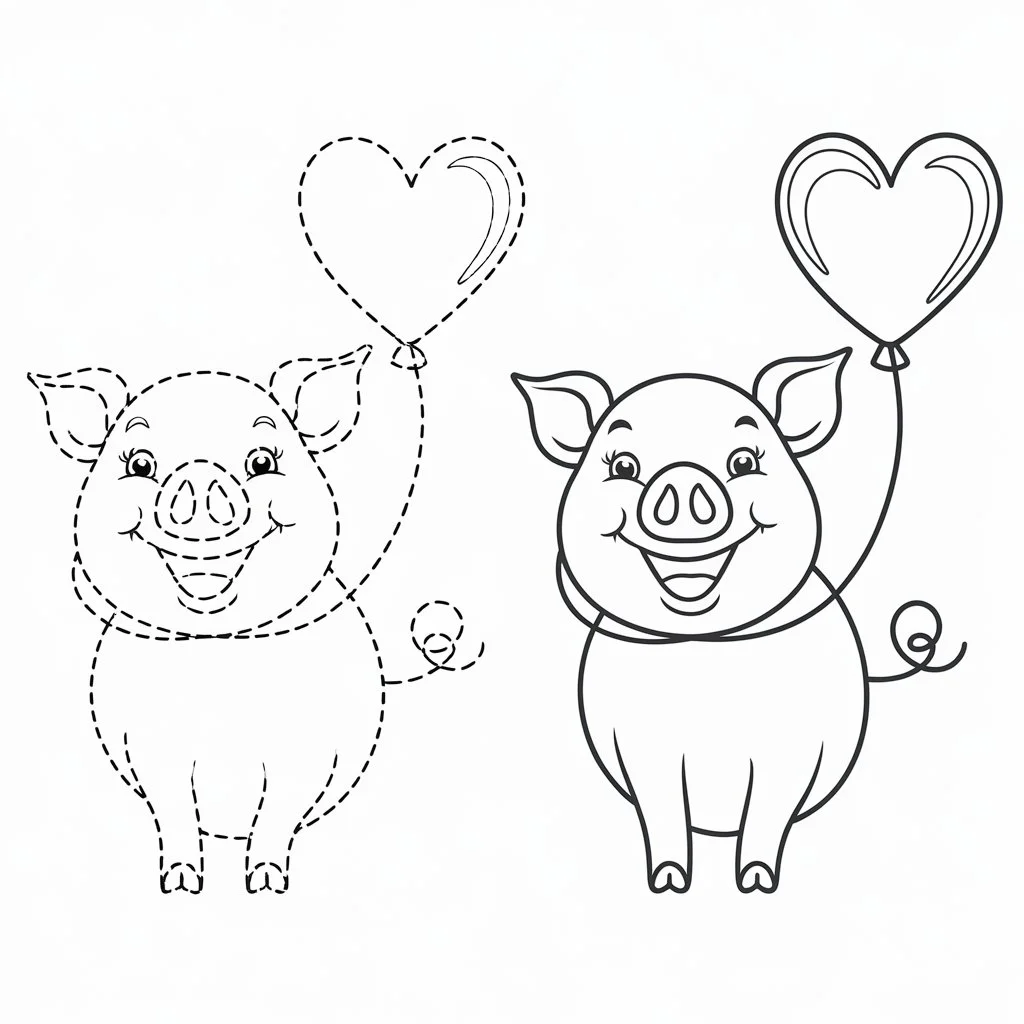 Pig Drawing