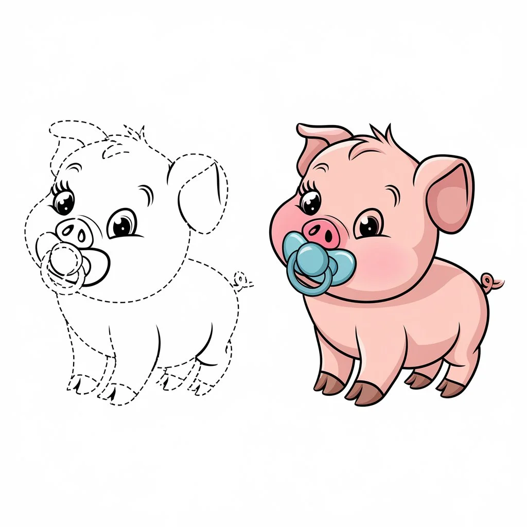 Pig Drawing