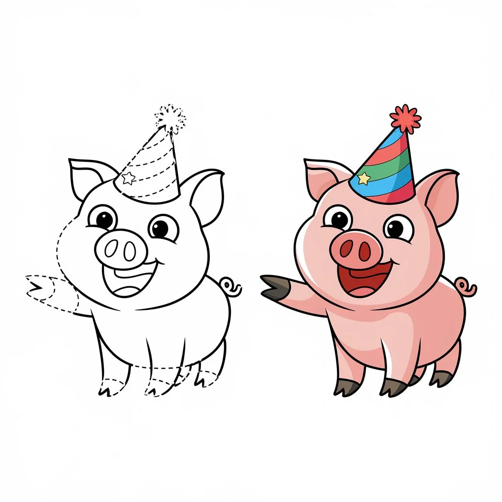 Pig Drawing