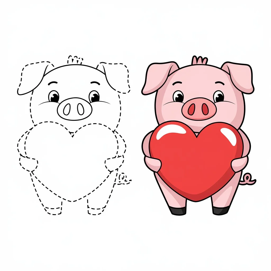 Pig Drawing