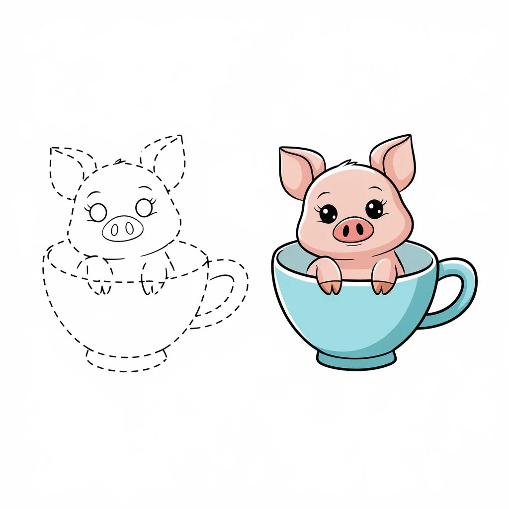 Pig Drawing