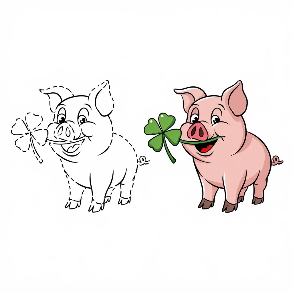 Pig Drawing