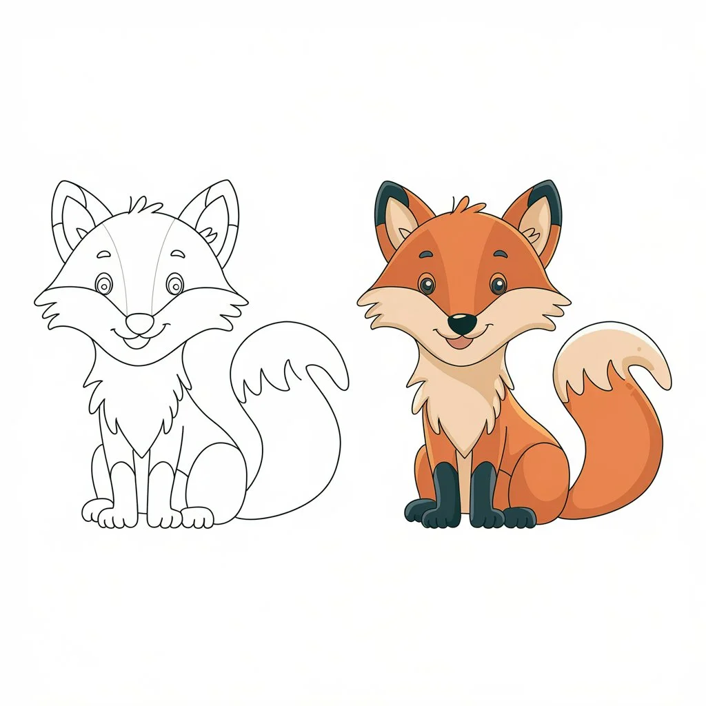 Fox Drawing