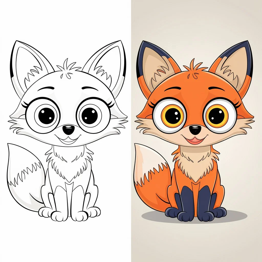 Fox Drawing