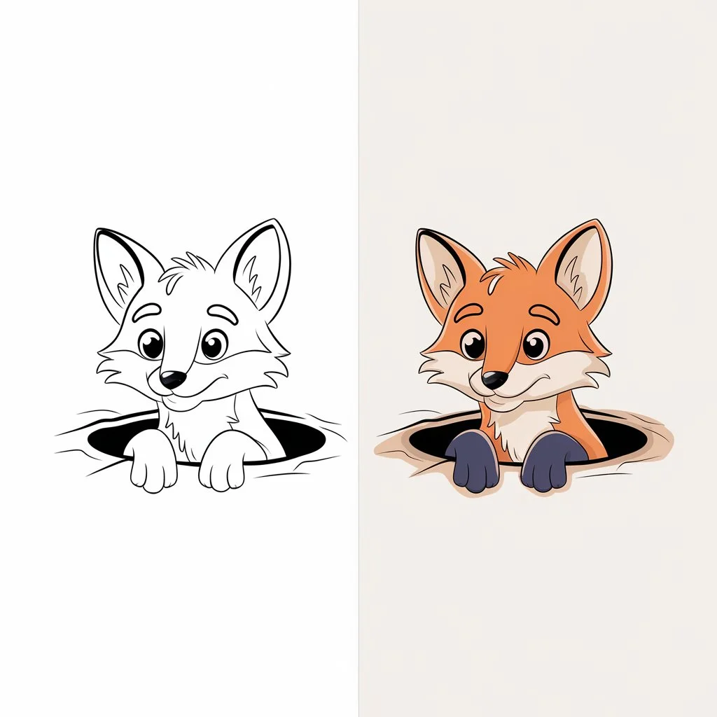 Fox Drawing