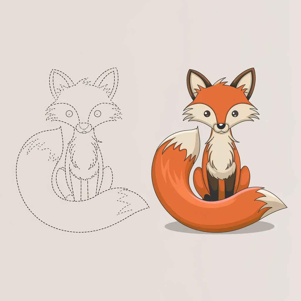 Fox Drawing