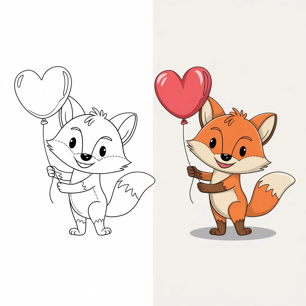 Fox Drawing