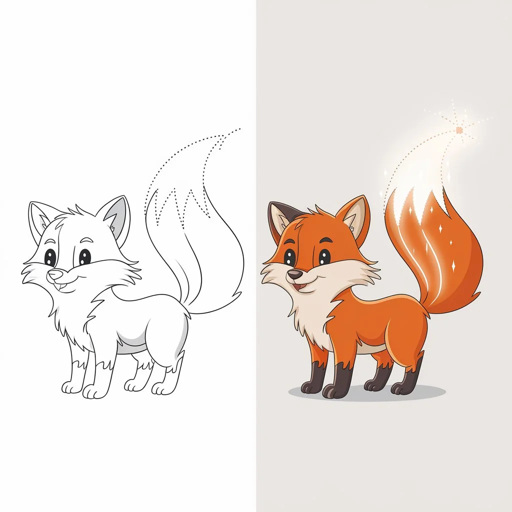 Fox Drawing