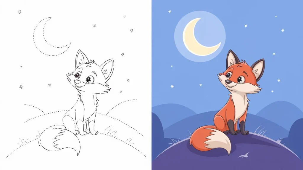 Fox Drawing