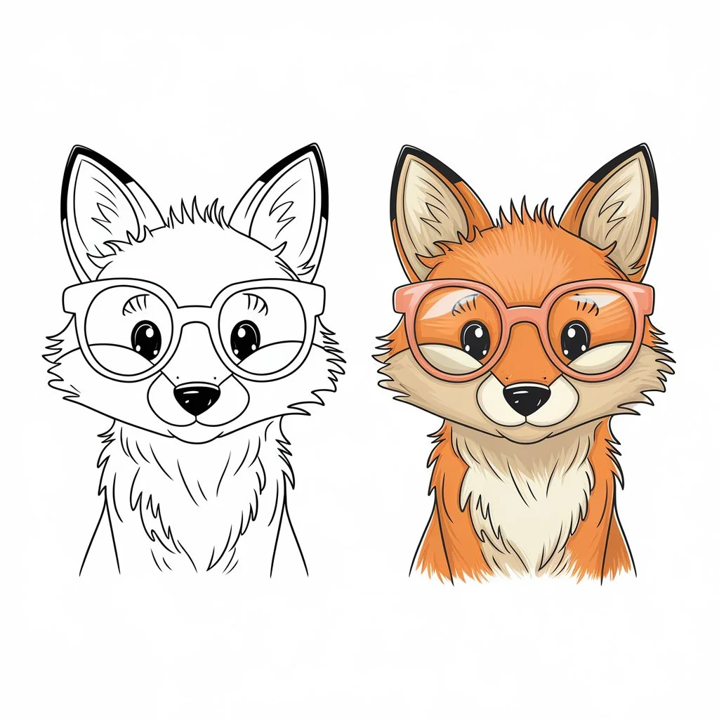 Fox Drawing