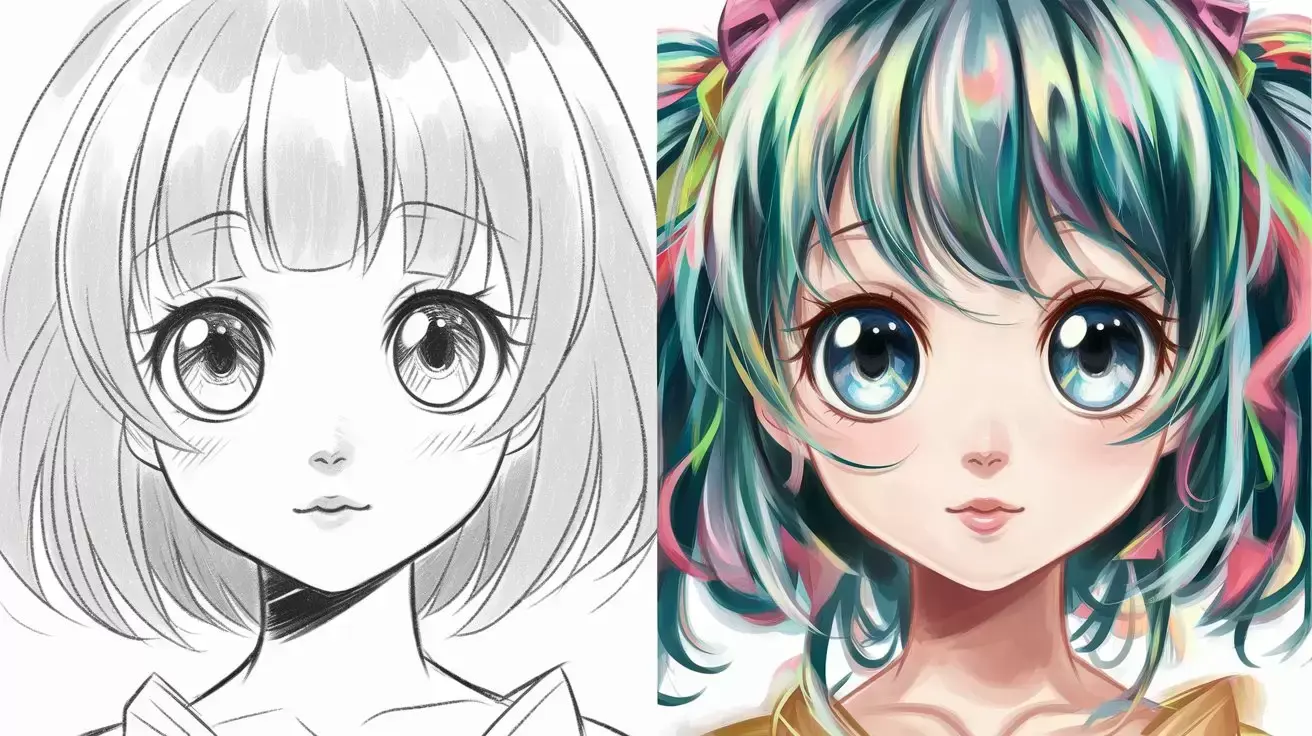 Anime Girl Drawings