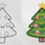 Christmas Tree Drawing