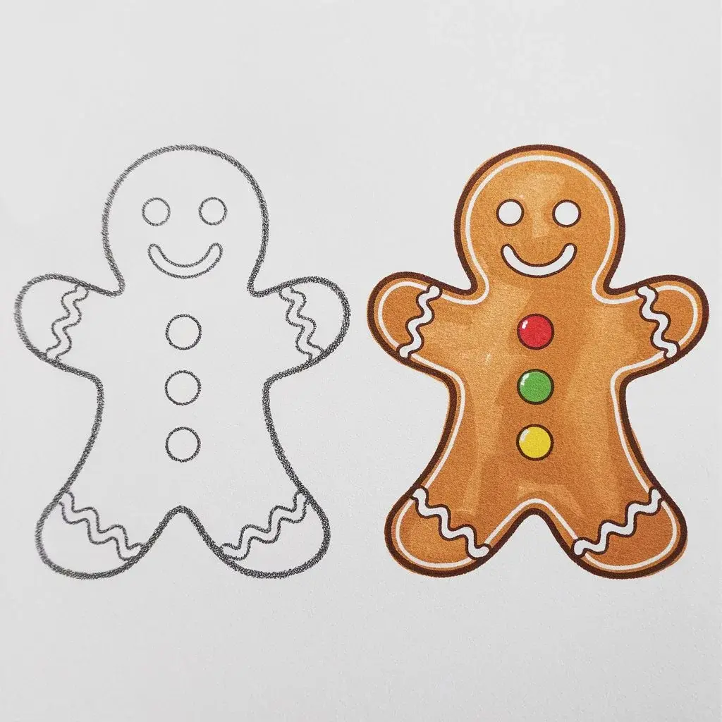 Gingerbread Man with Icing