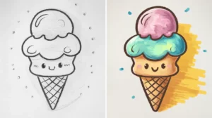 Ice Cream Drawing Ideas