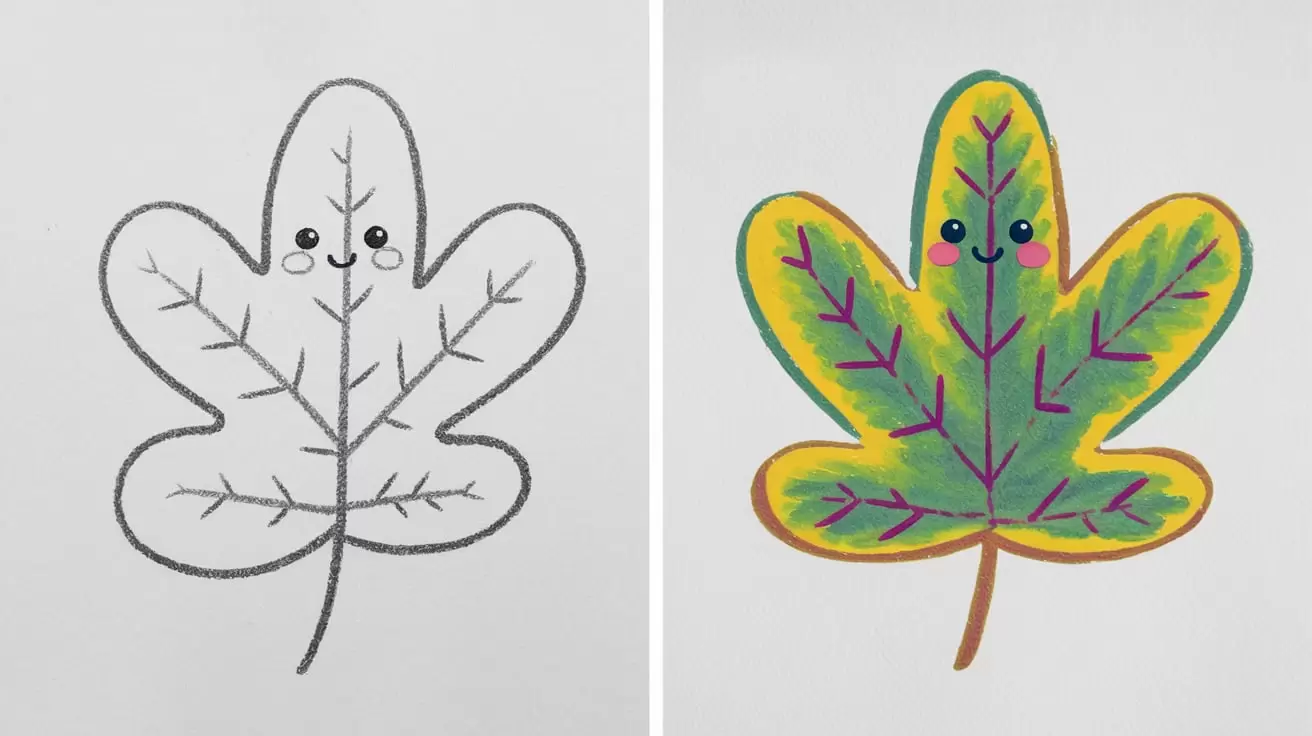 Leaf Drawing Ideas