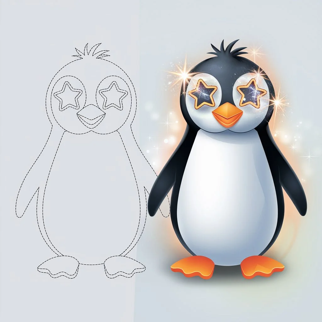 Penguin Drawings