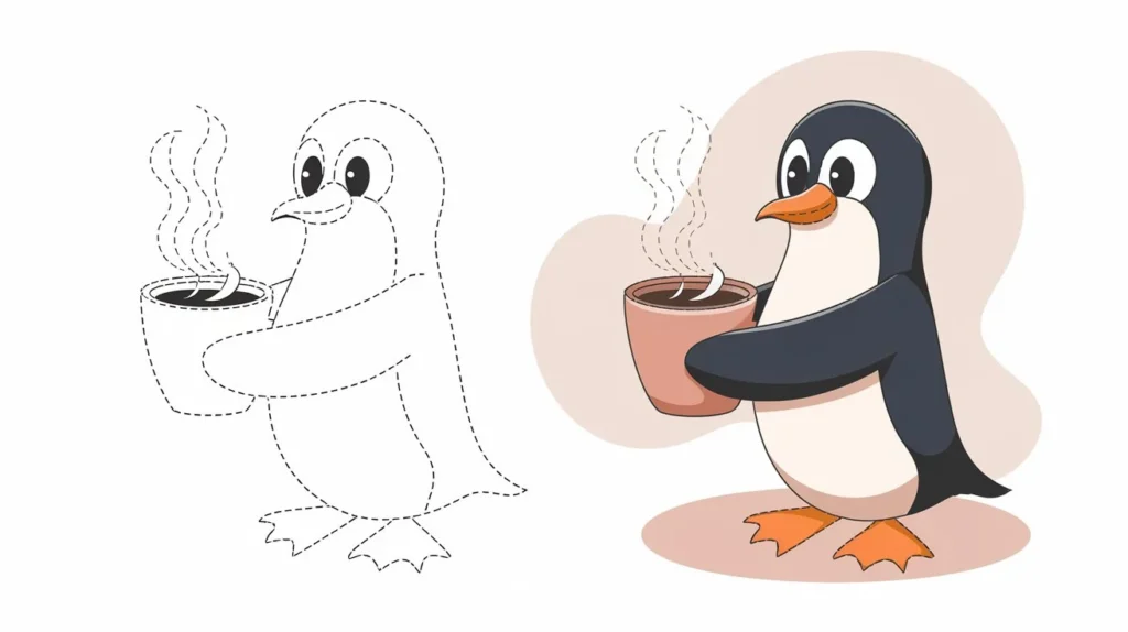 Penguin Drawings