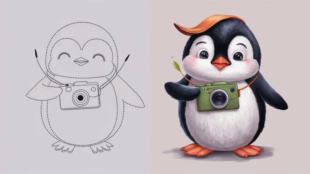 Penguin Drawings